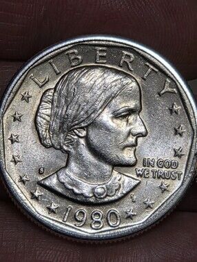 1980-S Susan B. Anthony Dollar (High-Grade Specimen) Rare.Silver sterling.